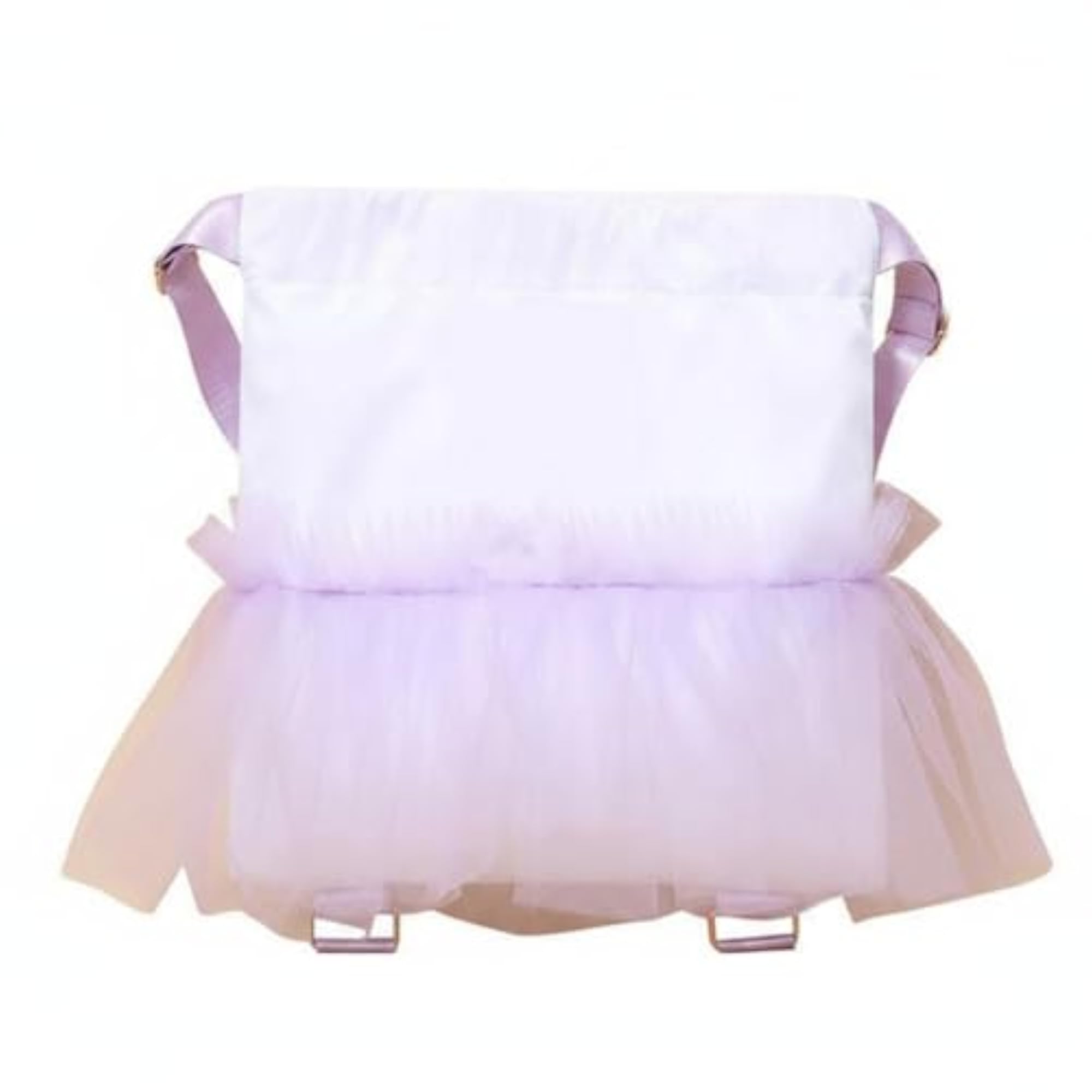 Lightweight Ballet Tutu Drawstring Backpack for Girls, Violet